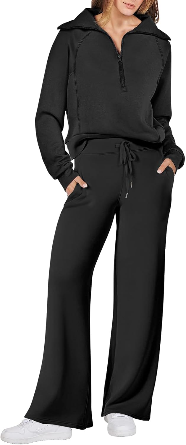 ANRABESS Women 2 Piece Set Sweatsuits Lounge Fall Outfits