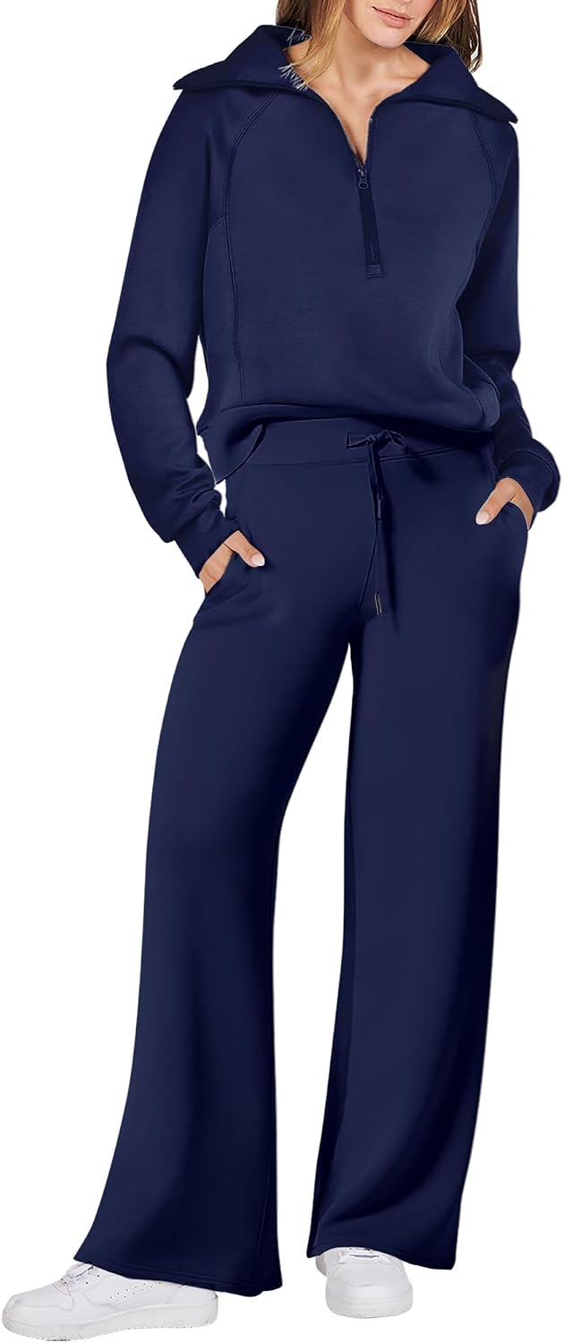ANRABESS Women 2 Piece Set Sweatsuits Lounge Fall Outfits