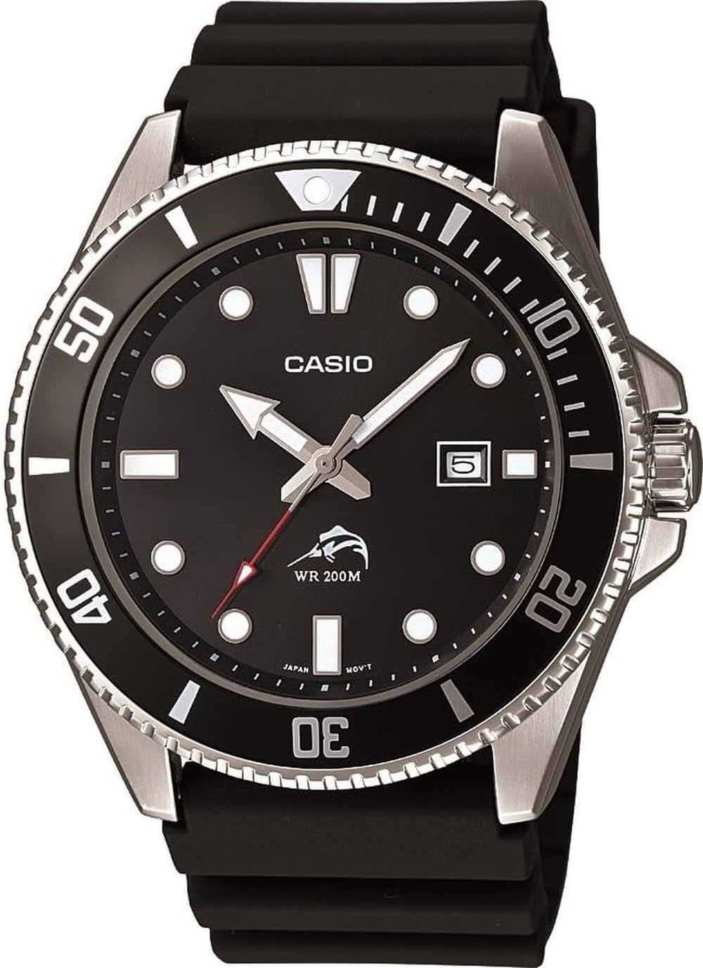 Casio MDV106 Series | Unisex Analog Watch | 200M WR | Stainless Steel Case | Resin Band | 2 Hand Analog (HR, Min, SEC) | Date Display | Screw Down Crown/Screw Down Caseback | 3 Year Battery