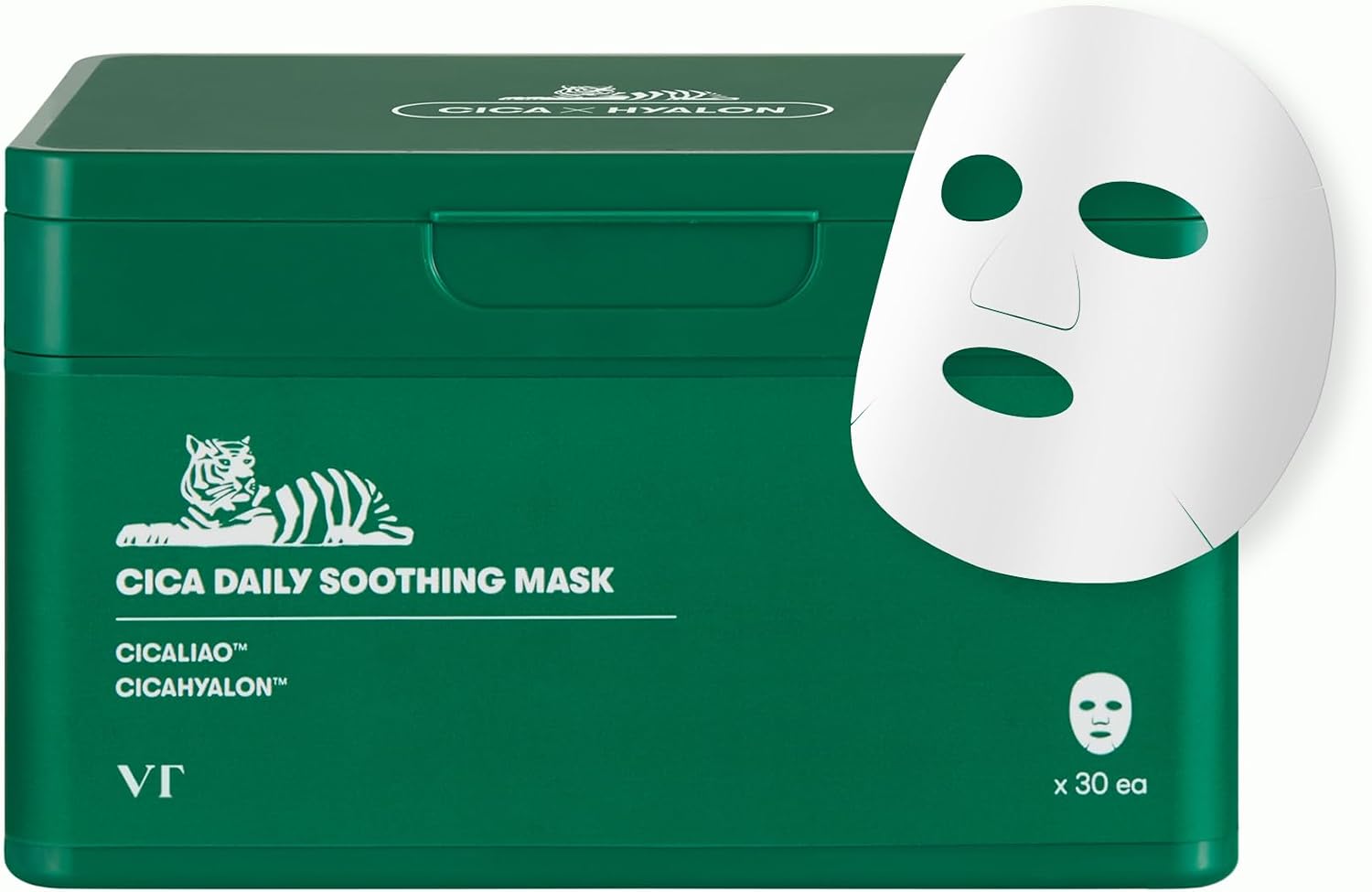 VTCOSMETICS Face Mask, Skin Care, Single Item (1.CICA Daily Soothing Mask)