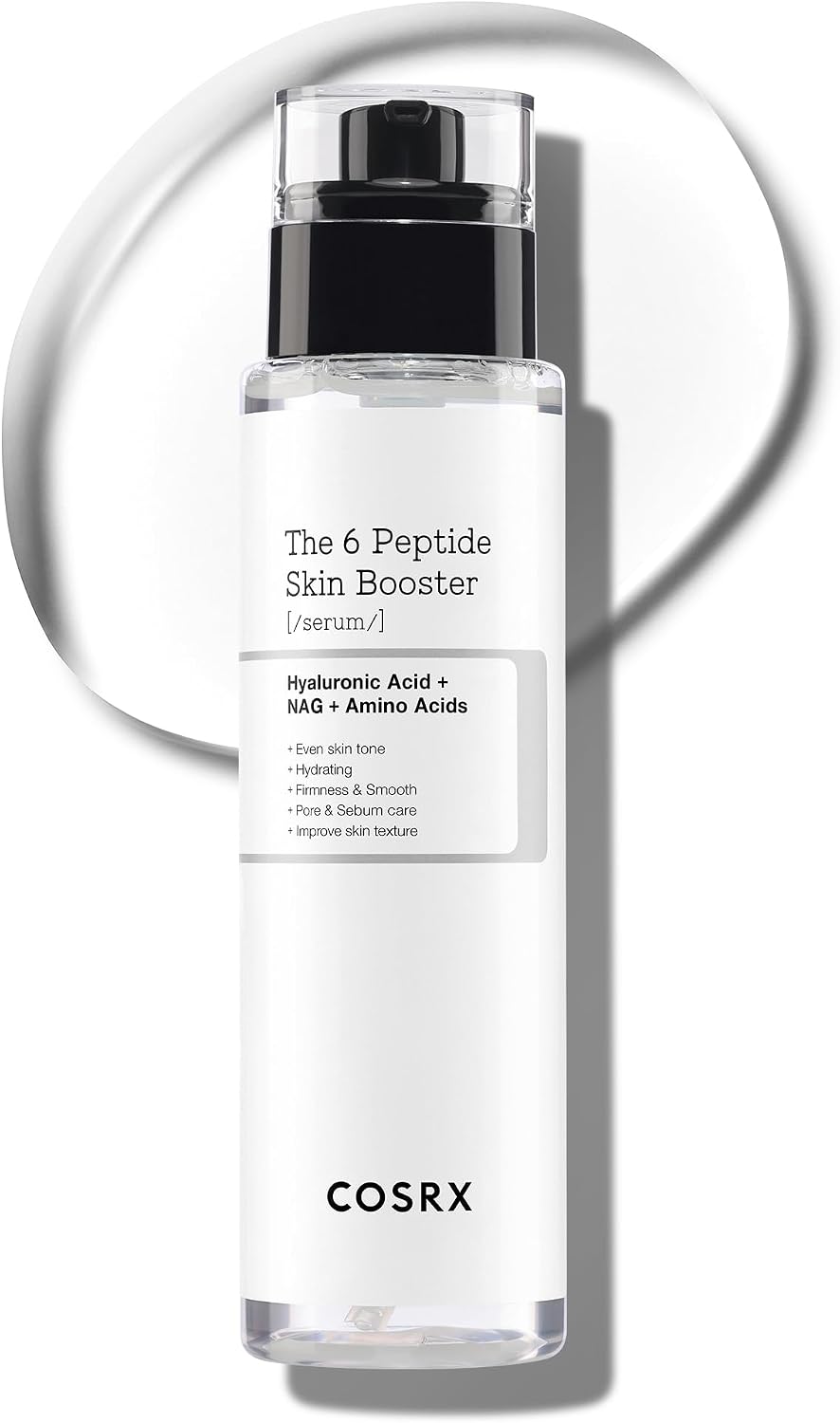 [6 Types of Peptide] COSRX Peptide Booster Infused Beauty Serum, Peptide 6 Skin Booster, Serum, 5.1 fl oz (150 ml), Liquid Introduction, Large Capacity, Peptide Toner, Lotion, Niacinamide, Hyaluronic 