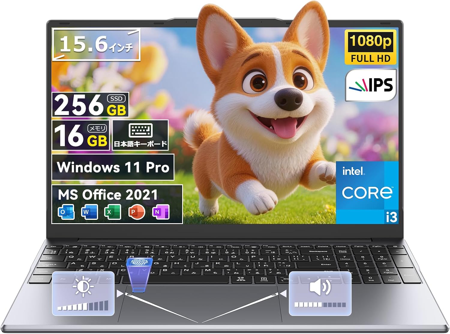 ノートパソコン office搭載 ノートPC Core i3 パソコン Win11 Pro 15.6インチ pc laptop